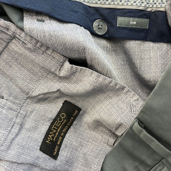 Bonobos Flat Front Slim Stretch Pants Trousers - Picture 9 of 10